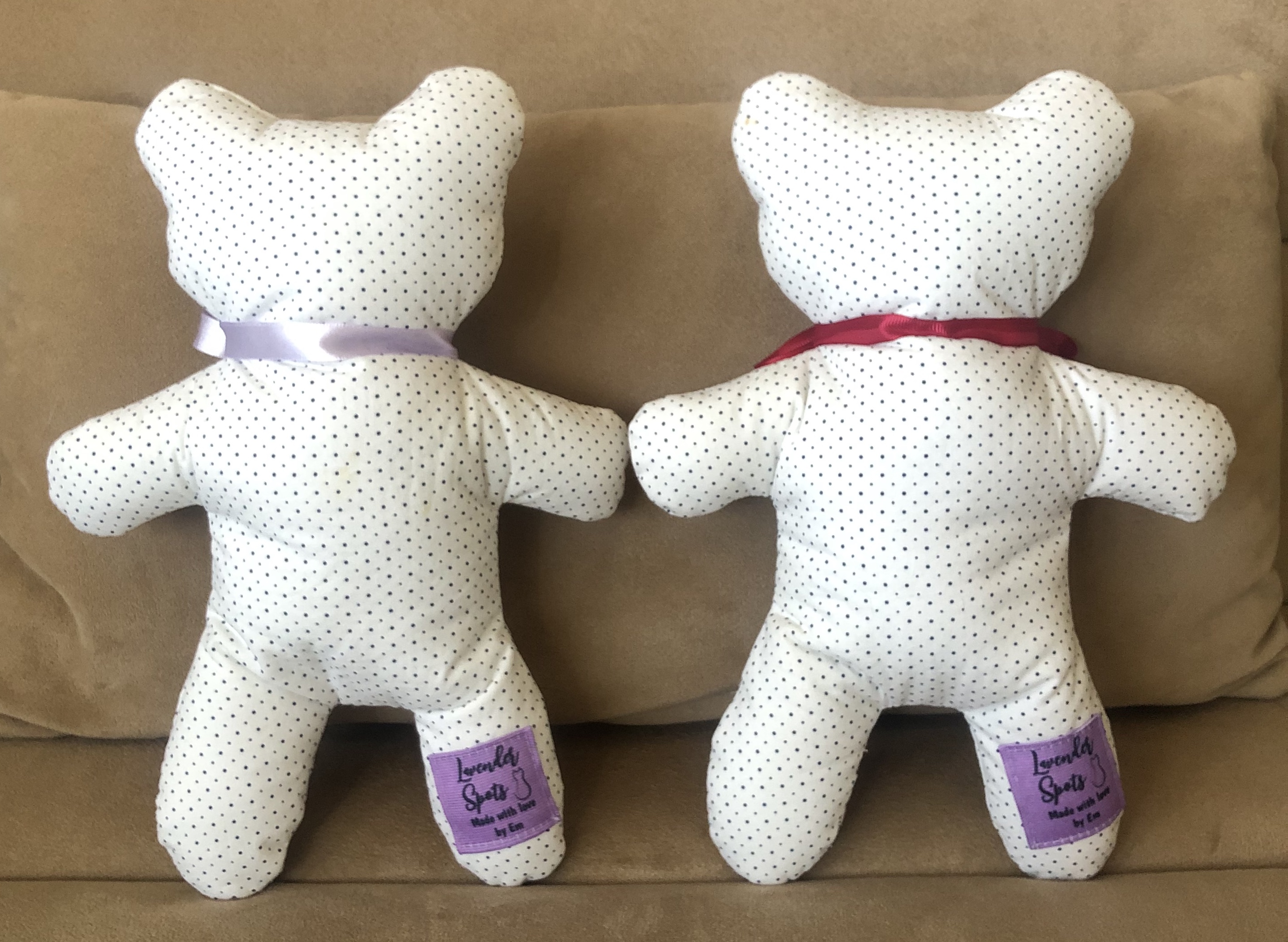 Small Bear Pillows Back